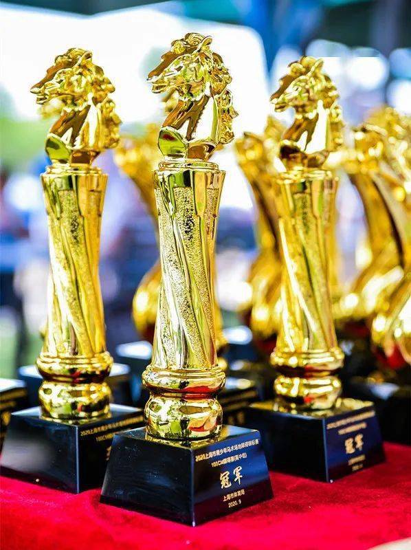 黎巴嫩选手在马术项目中喜获奖杯